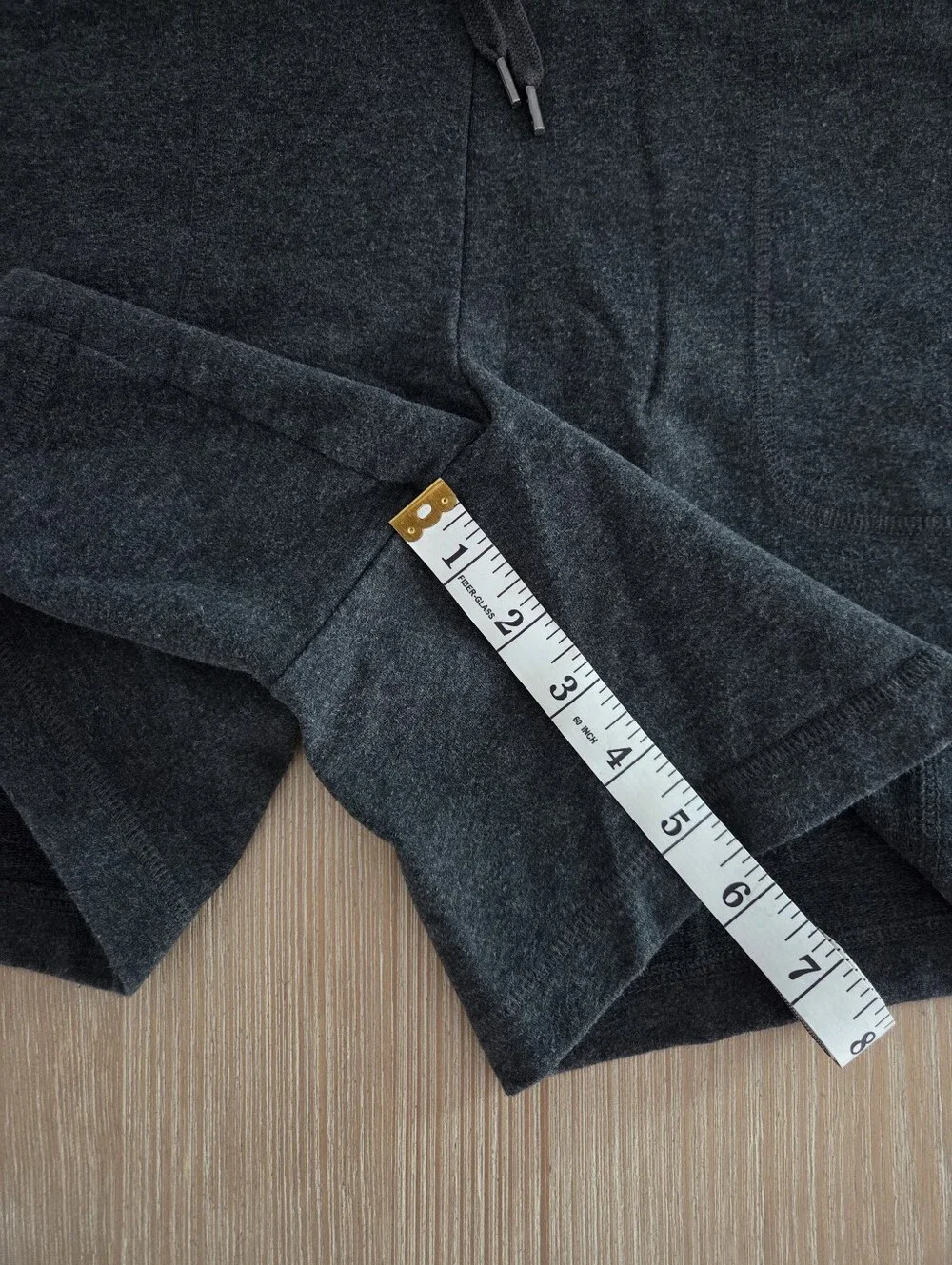 L.L. Bean Ultrasoft Gray Drawstring 6 Inch Sweat Shorts Womens Size Medium